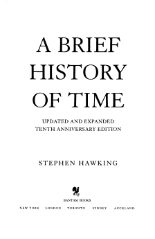 A Brief History of Time