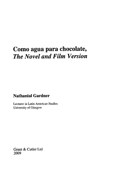 Como Agua Para Chocolate, the Novel and Film Version