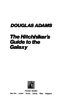 The Hitchhikers Guide to the Galaxy