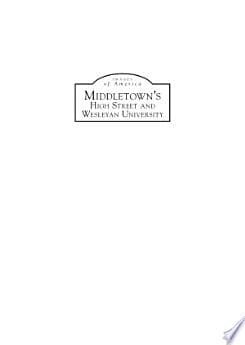 Middletown's High Street and Wesleyan University