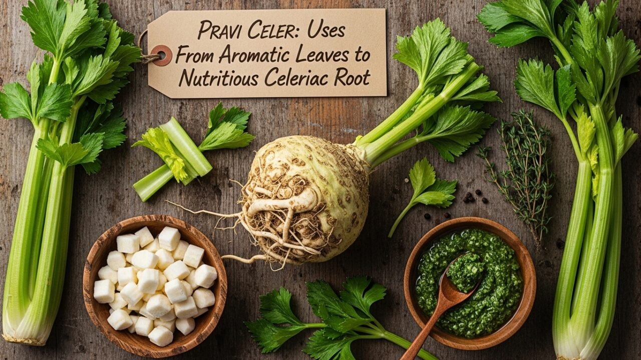 Pravi Celer: Uses From Aromatic Leaves to Nutritious Celeriac Root