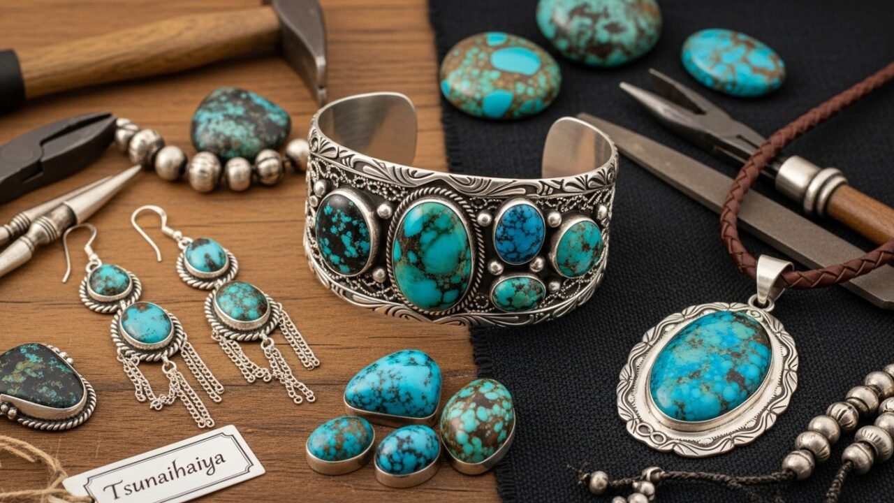 Tsunaihaiya: Jewelry Handcrafted Silver & Turquoise Designs