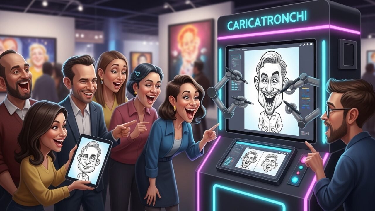 Caricatronchi: The AI-Powered Caricature Trend Redefining Digital Art