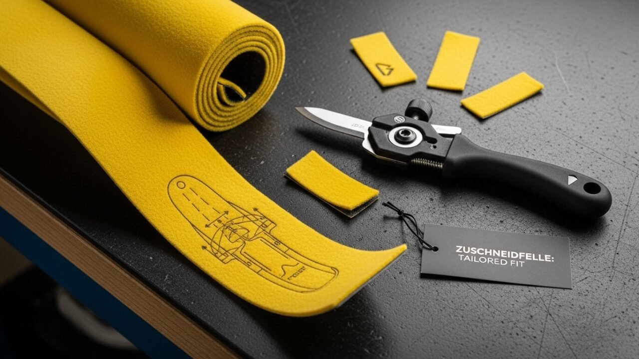 Zuschneidfelle: Sets with Cutter Tailored to Fit Your Skis Precisely