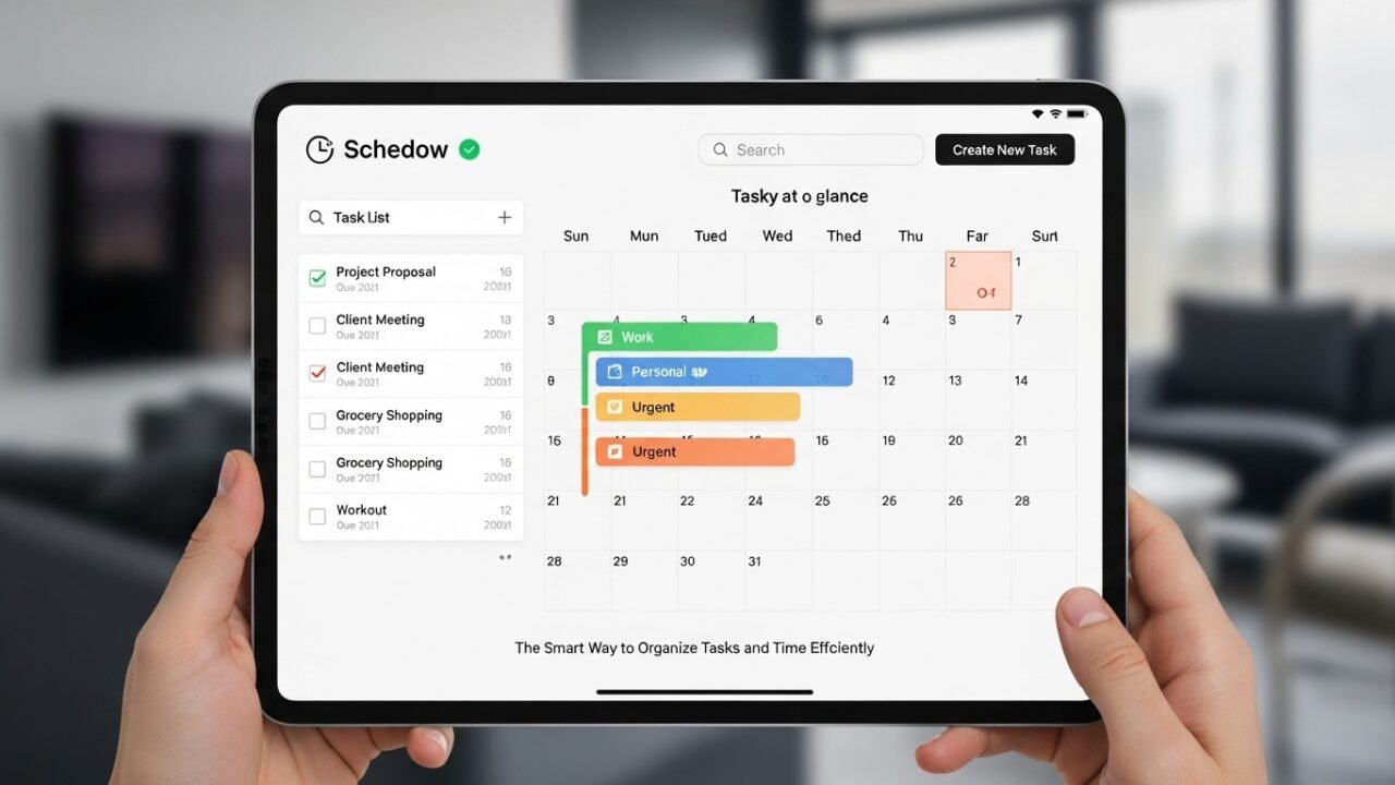 Schedow: The Smart Way to Organize Tasks and Time Efficiently